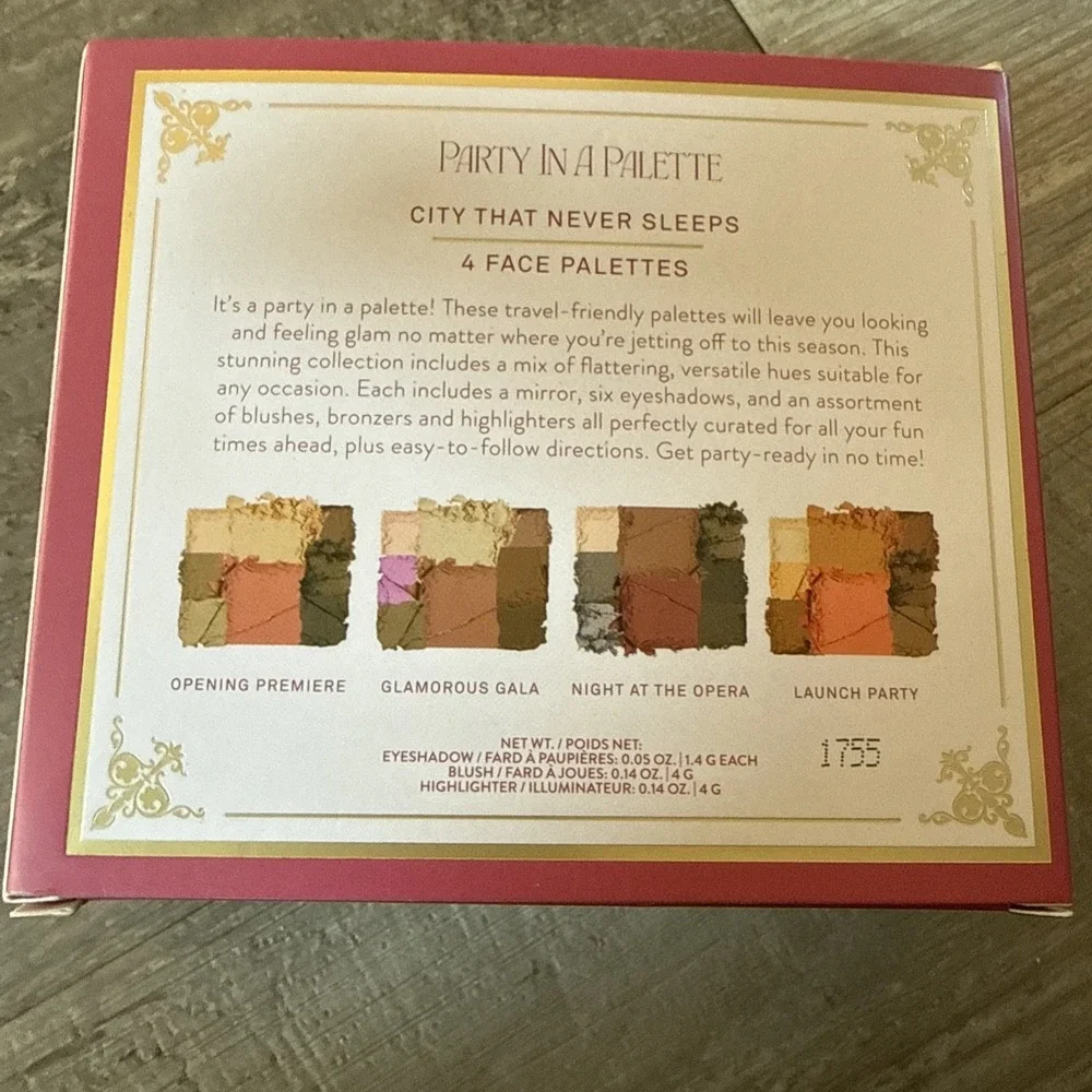 Laura Geller PARTY in a PALETTE City That Never Sleeps 4 Face Palette (NEW)